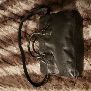 Liebeskind soft black pebbled leather purse